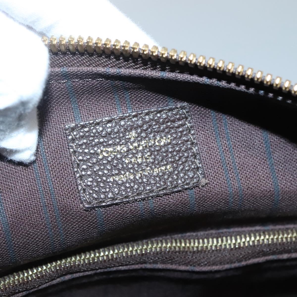 Louis Vuitton Lumineuse, Brown, Leather, tote