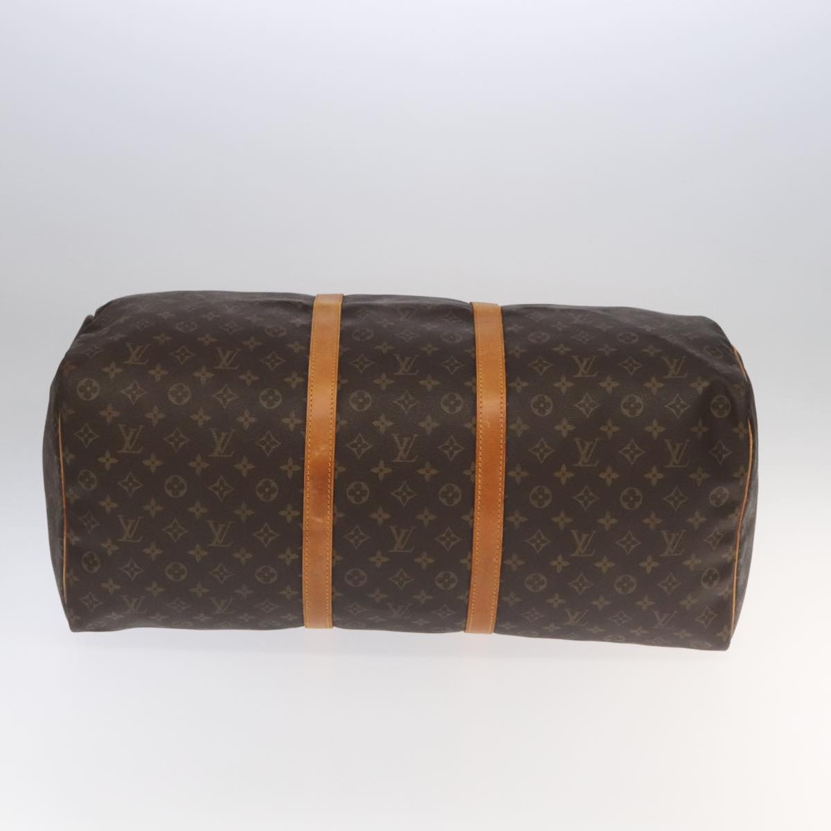 Louis Vuitton Keepall 60, Brown, Canvas, travel