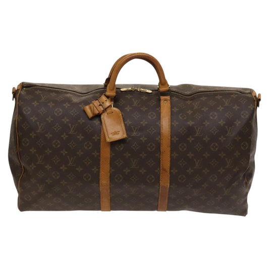 Louis Vuitton Keepall Bandoulière 60, Brown, Canvas, travel