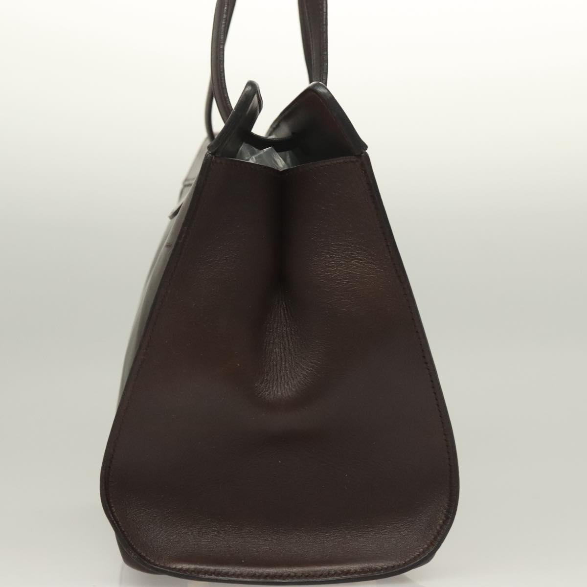 Hermès, Brown, Leather, shoulder