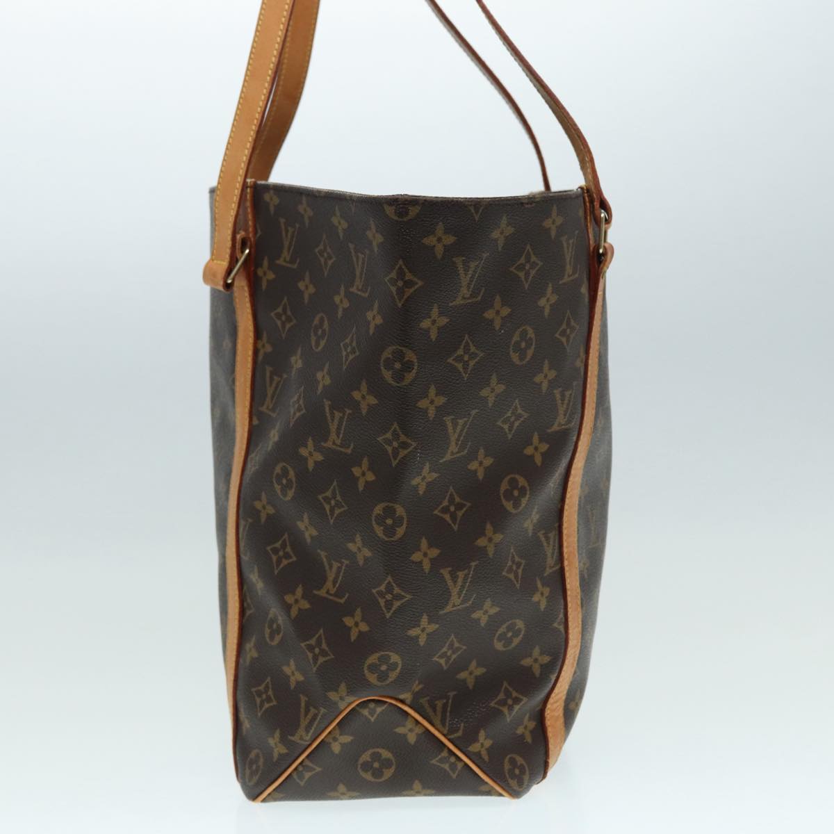 Louis Vuitton Shopping, Brown, Canvas, tote