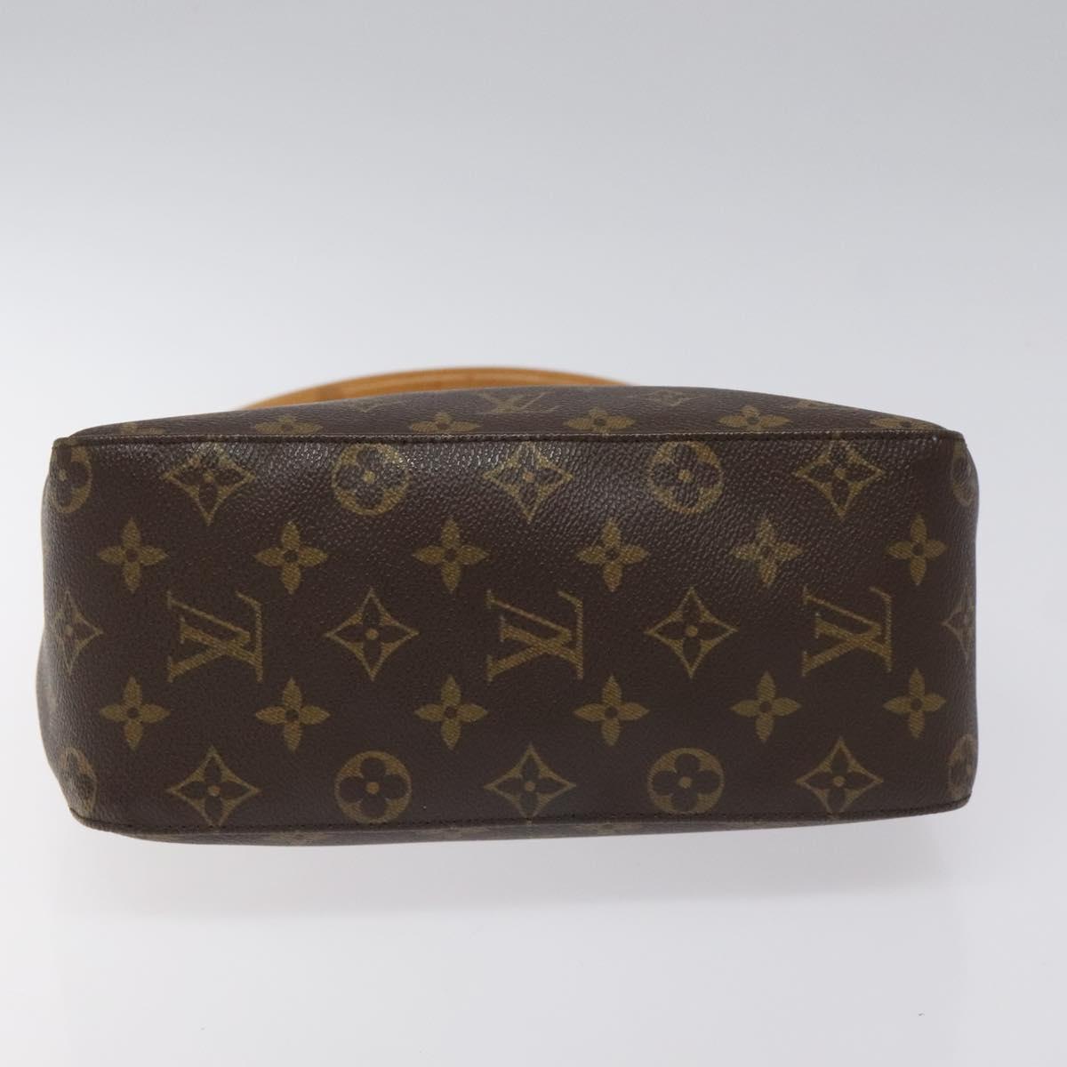 Louis Vuitton Looping MM, Brown, Canvas, shoulder