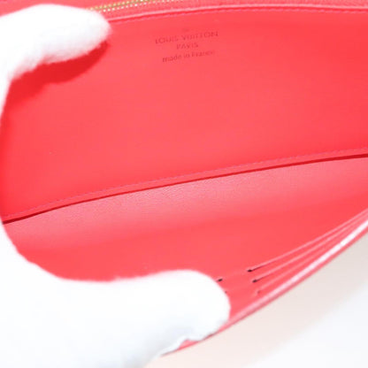 Louis Vuitton Capucines, Red, Leather, wallet