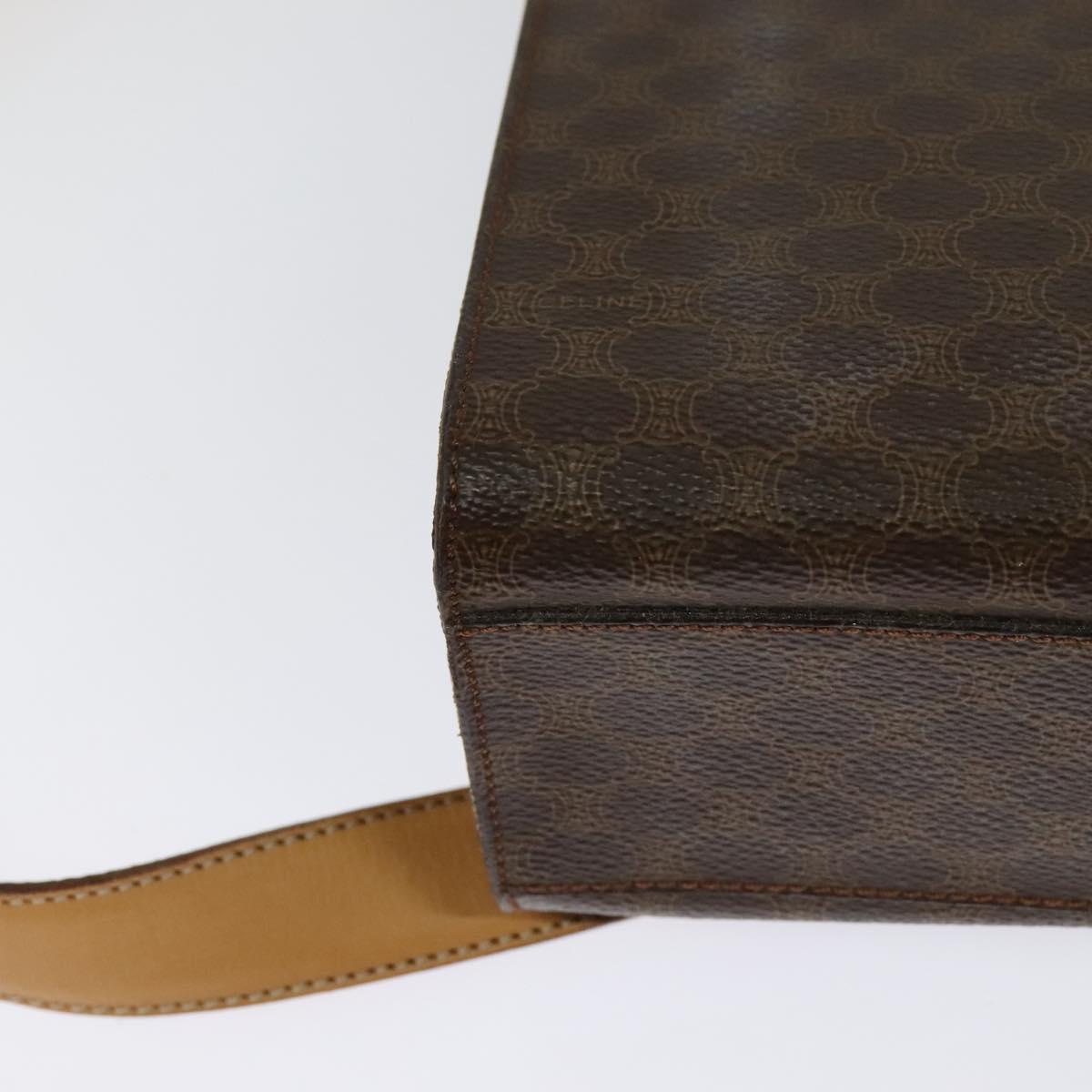 Céline Macadam, Brown, Canvas, shoulder