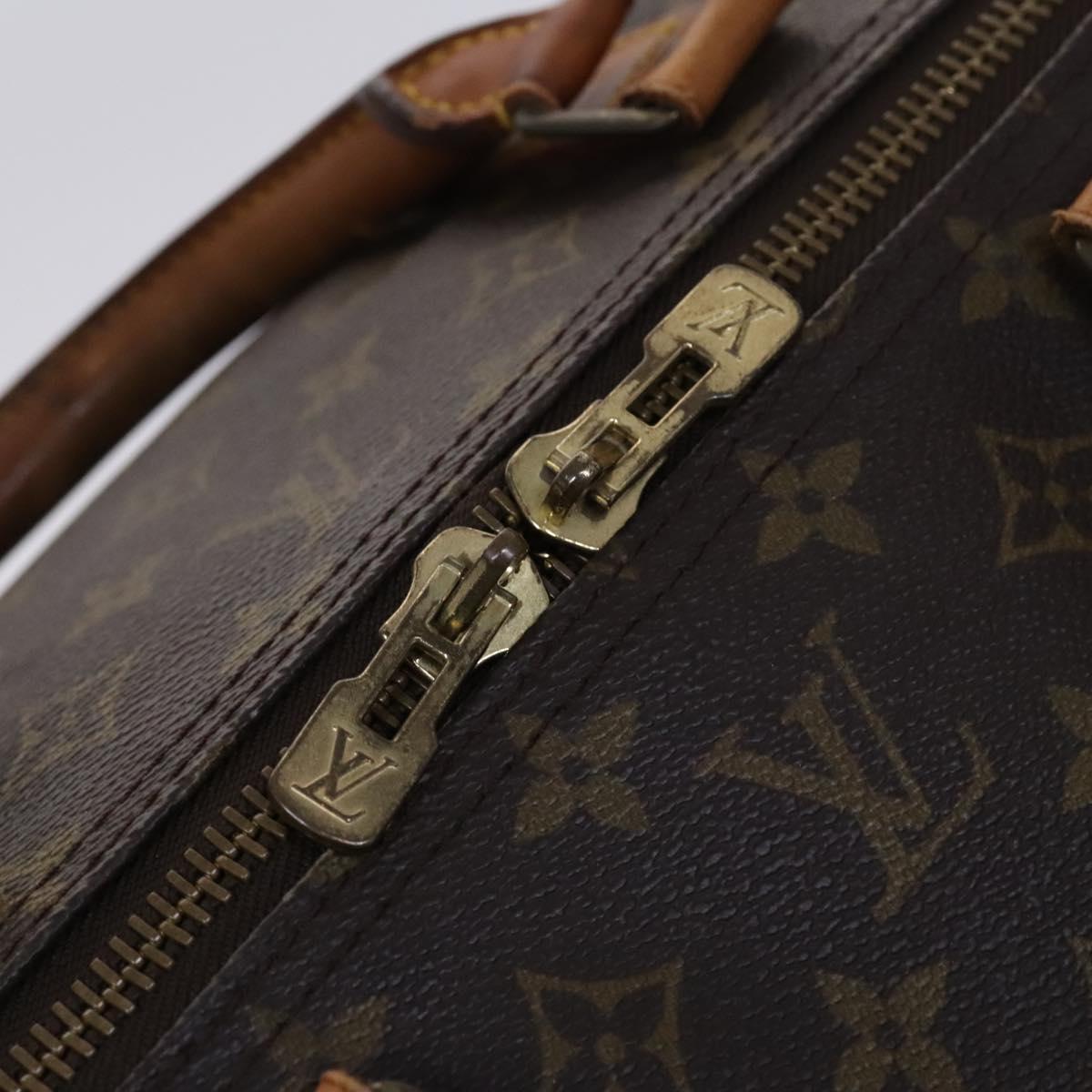 Louis Vuitton Keepall 60, Brown, Canvas, travel