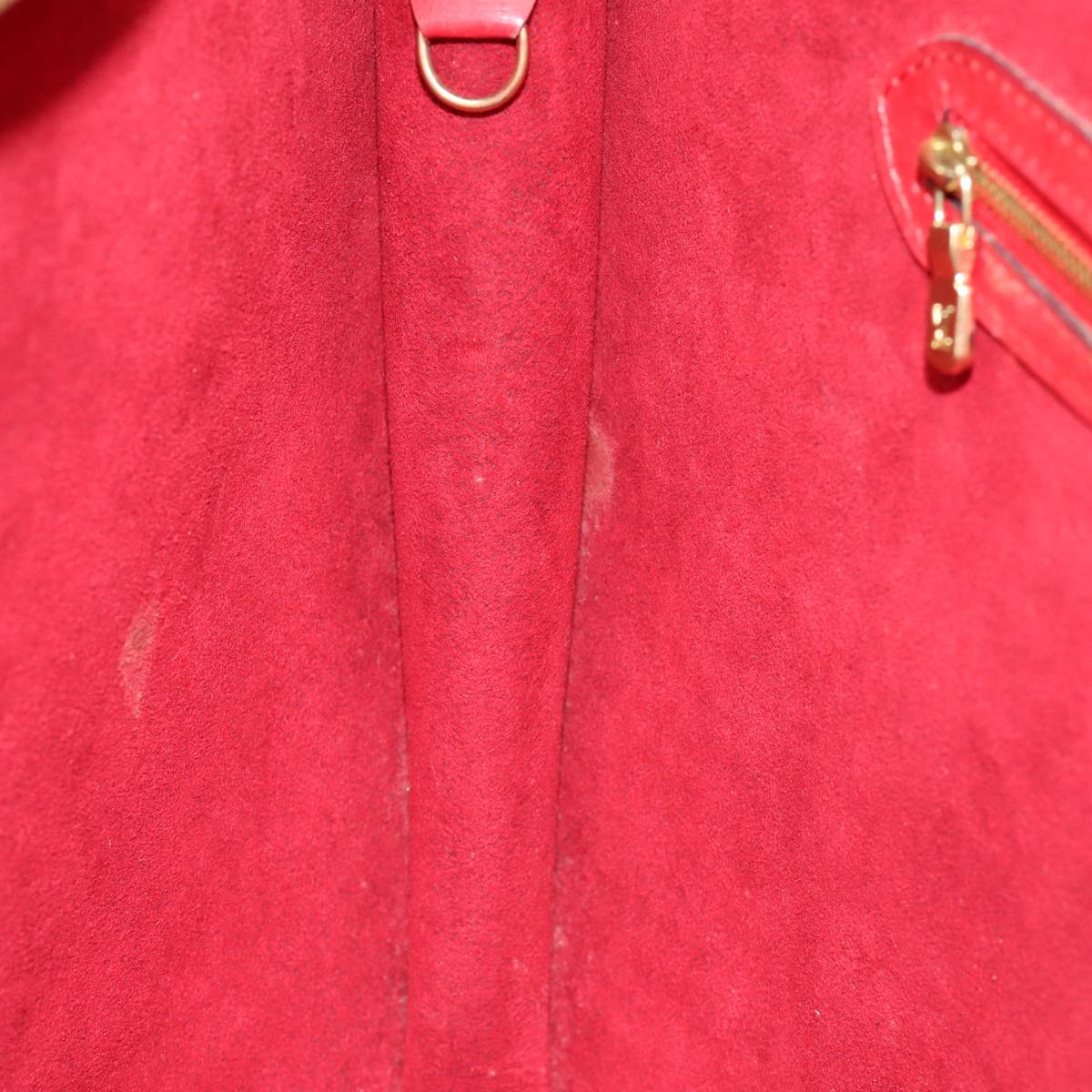 Louis Vuitton Saint Jacques, Red, Leather, shoulder