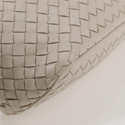 Bottega Veneta Intrecciato, White, Leather, handbag