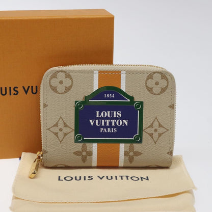 Louis Vuitton Zippy coin purse, Beige, Canvas, wallet