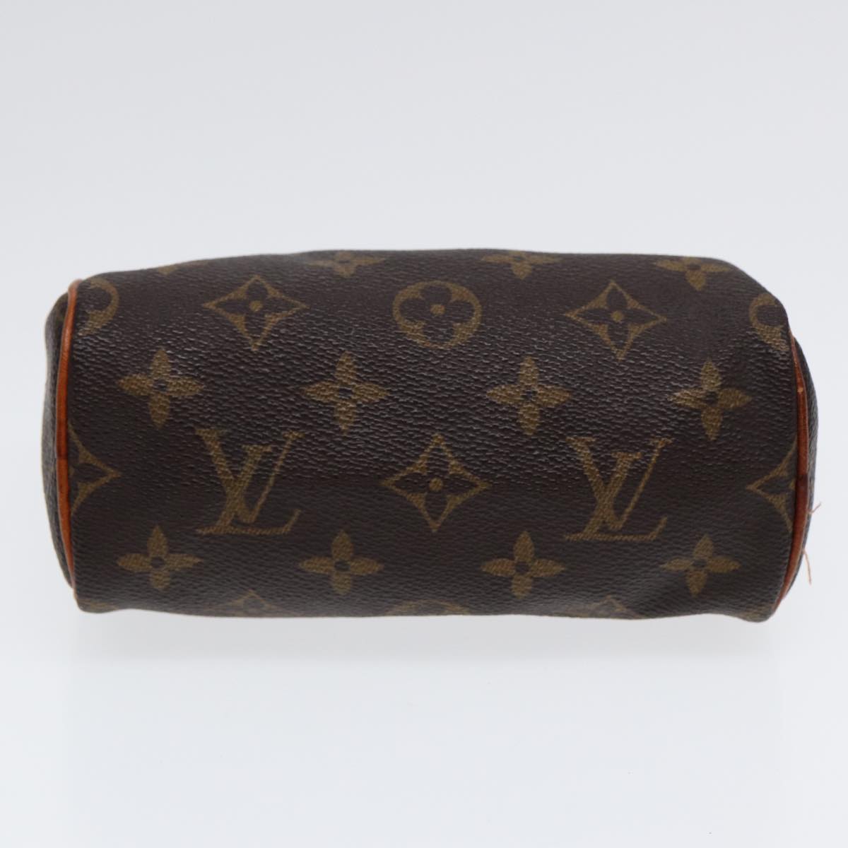 Louis Vuitton Mini speedy, Brown, Canvas, handbag