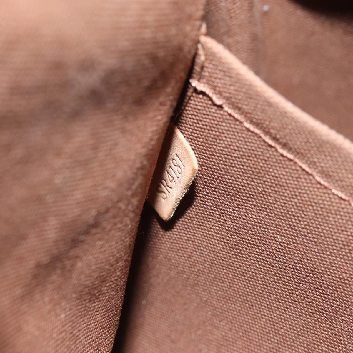 Louis Vuitton Palermo, Brown, Canvas, tote