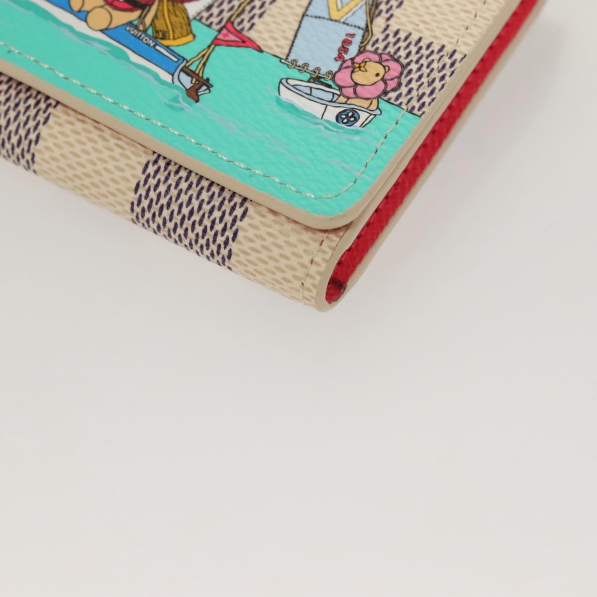 Louis Vuitton Rosalie, White, Canvas, wallet
