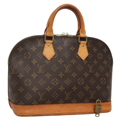 Louis Vuitton Alma, Brown, Canvas, handbag