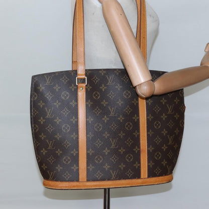 Louis Vuitton Babylone, Brown, Canvas, tote