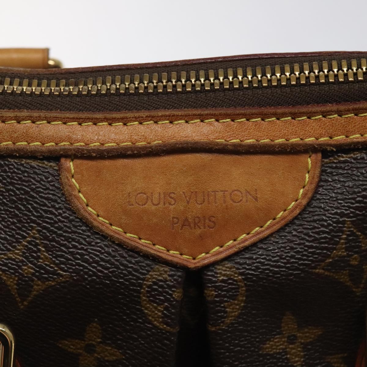 Louis Vuitton Palermo, Brown, Canvas, tote