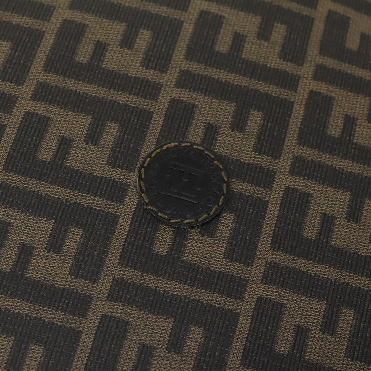 Fendi Zucca, Brown, Canvas, handbag