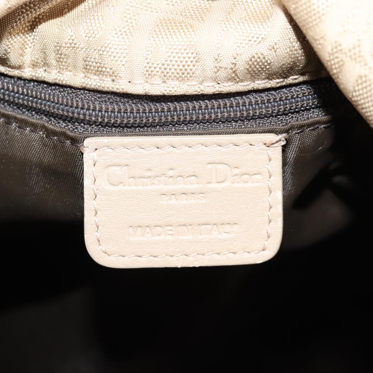 Dior Trotter, Beige, Canvas, handbag
