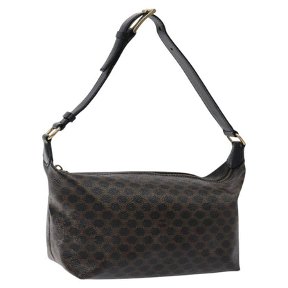 Céline Macadam, Brown, Canvas, shoulder