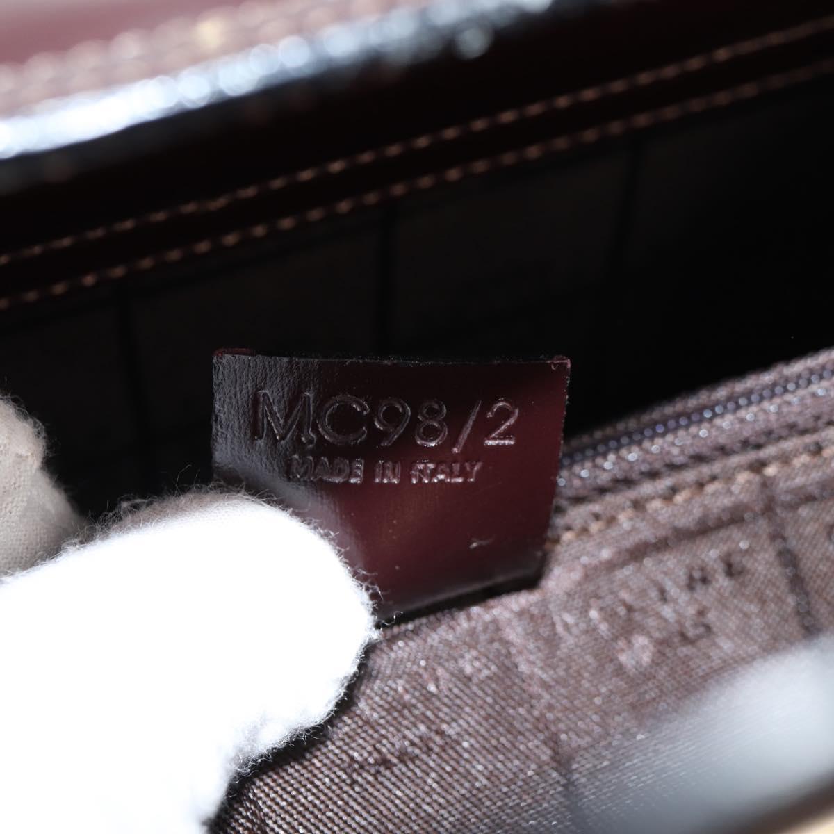 Céline Logo du cercle, Brown, Leather, handbag