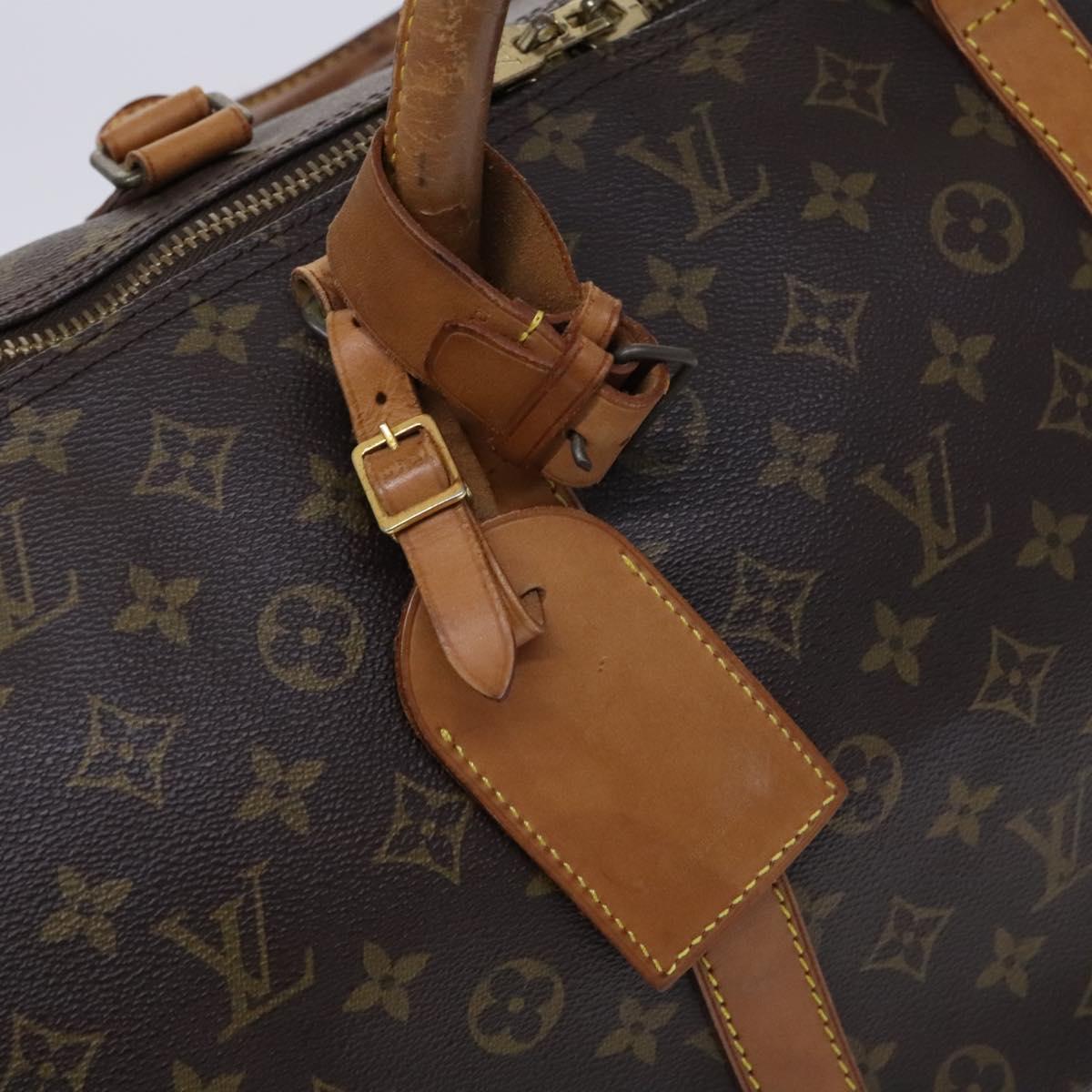Louis Vuitton Keepall 60, Brown, Canvas, travel