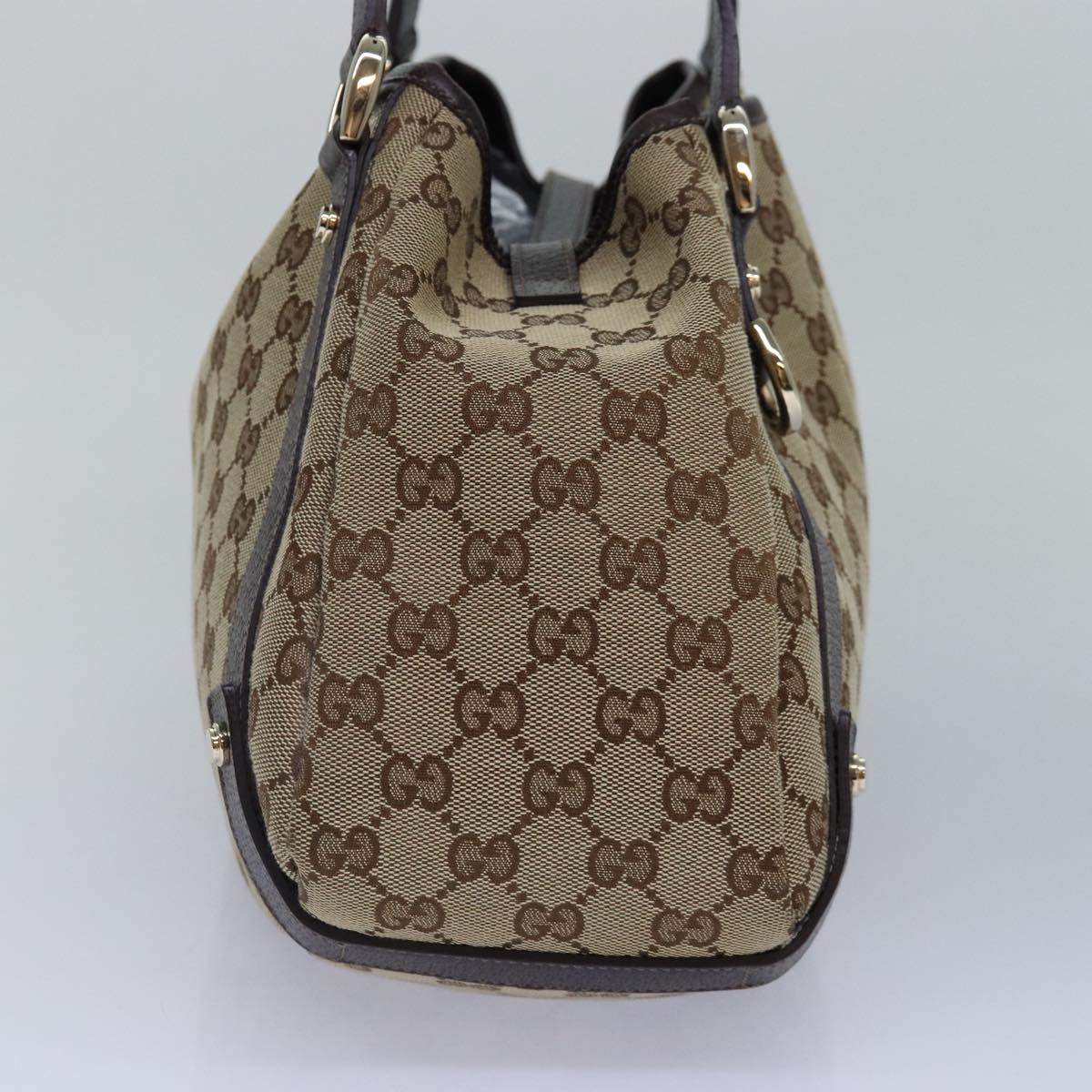 Gucci Abbey, Brown, Canvas, tote