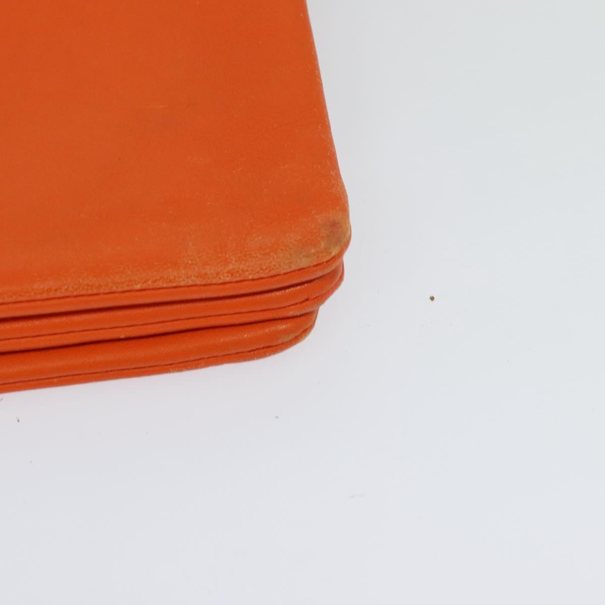Céline Trio, Orange, Leather, shoulder