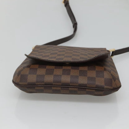 Louis Vuitton Musette Salsa, Brown, Canvas, shoulder