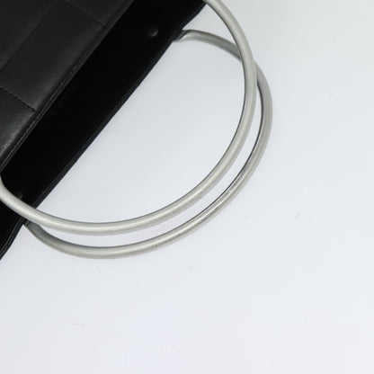 Chanel Chocolate bar, Black, Leather, handbag