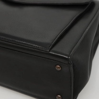 Chanel, Black, Leather, handbag