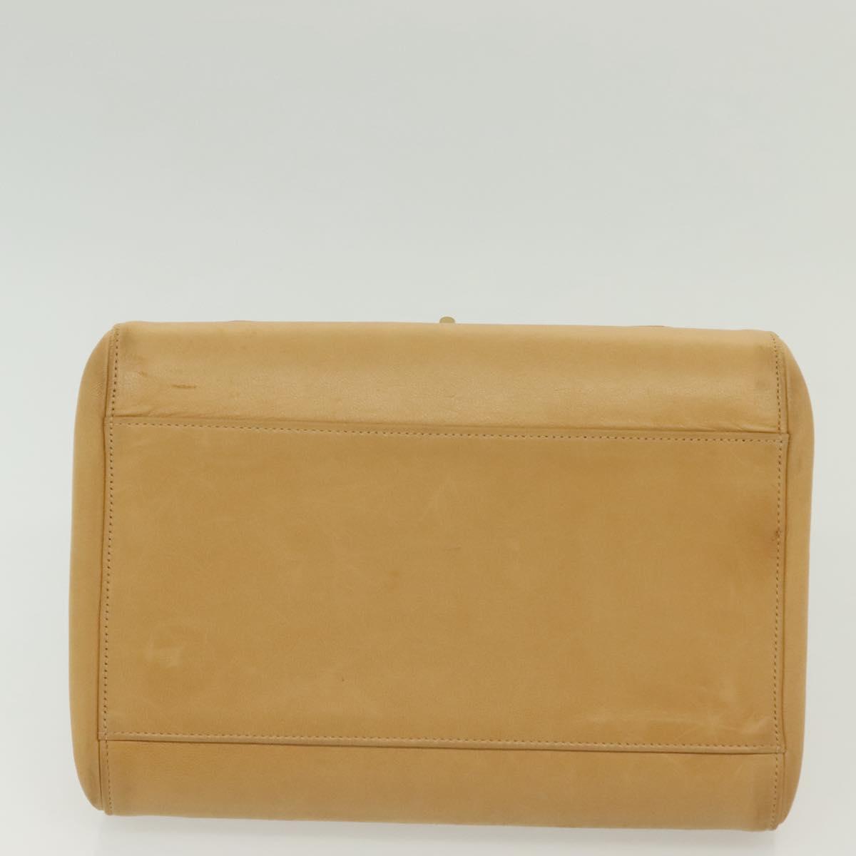 Chanel Chocolate Bar Shoulder Bag, Beige, Leather, shoulder