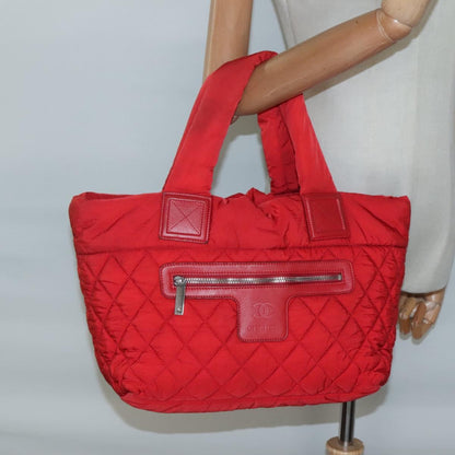 Chanel Coco Cocoon, Red, NYLON, tote
