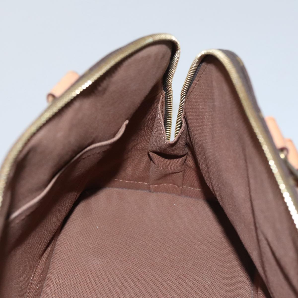 Louis Vuitton Alma, Brown, Canvas, handbag