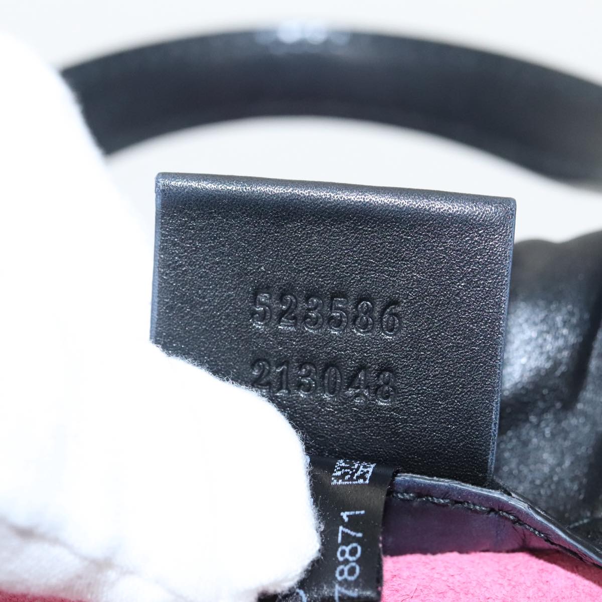 Gucci Drawstring, Pink, Leather, backpack
