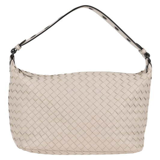 Bottega Veneta Intrecciato, White, Leather, handbag