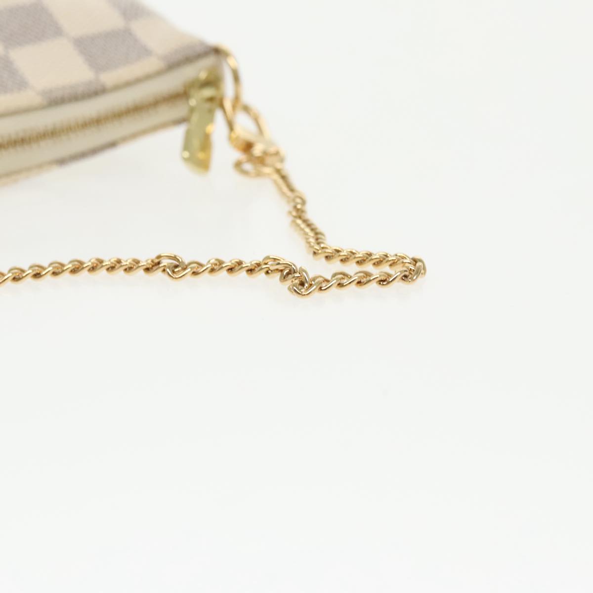 Louis Vuitton Pochette Accessoire, Grey, Canvas, handbag