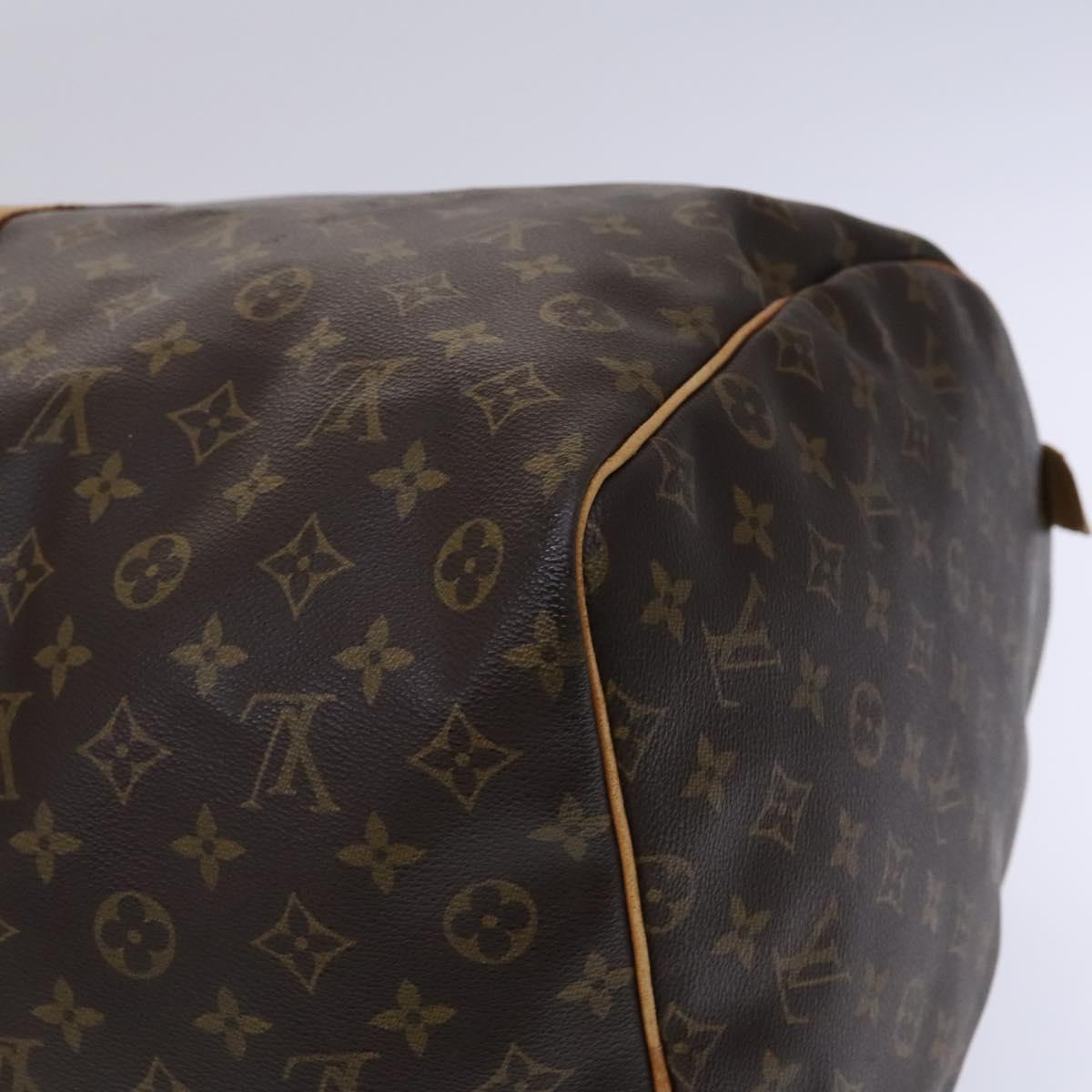 Louis Vuitton Keepall 60, Brown, Canvas, travel