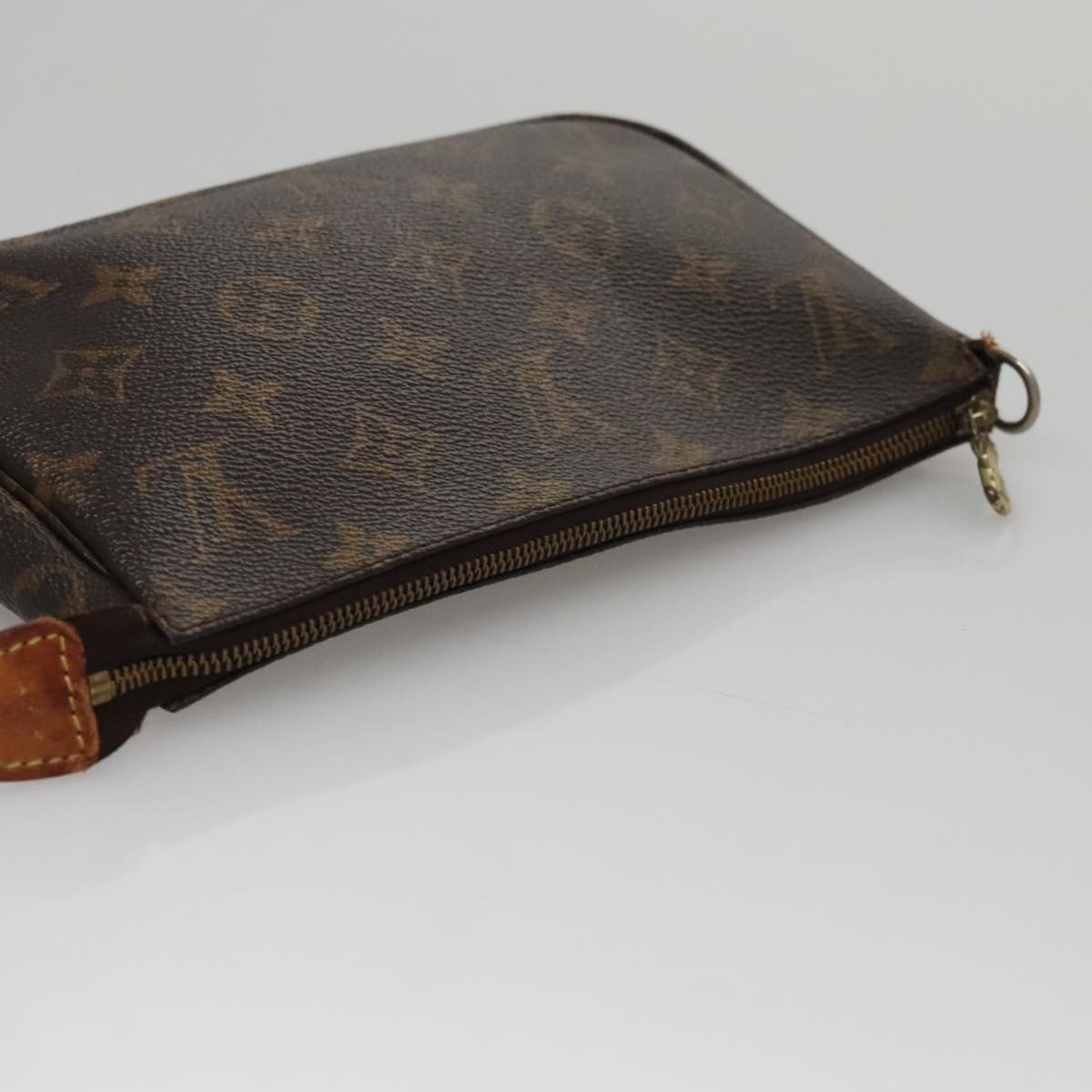 Louis Vuitton Pochette Accessoire, Brown, Canvas, clutch