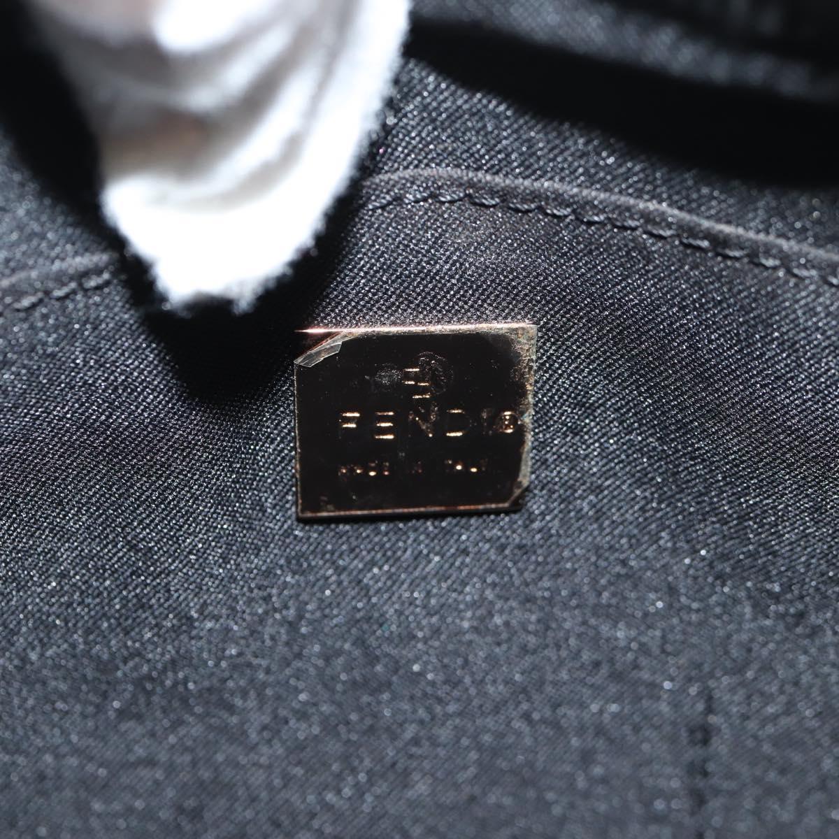 Fendi, Black, Canvas, shoulder