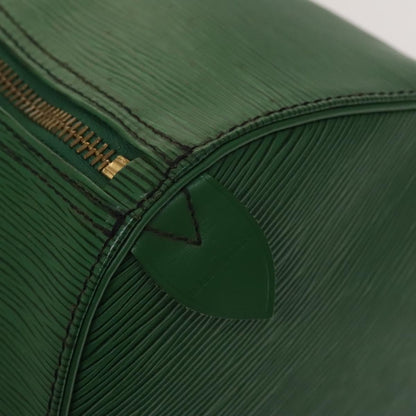 Louis Vuitton Keepall 50, Green, Leather, travel