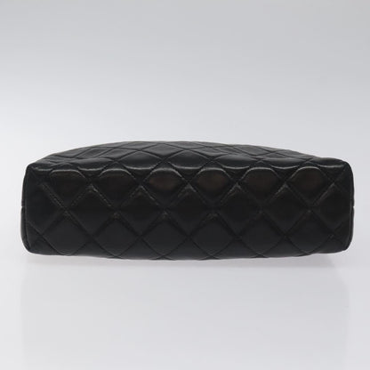 Chanel Timeless, Black, Leather, clutch