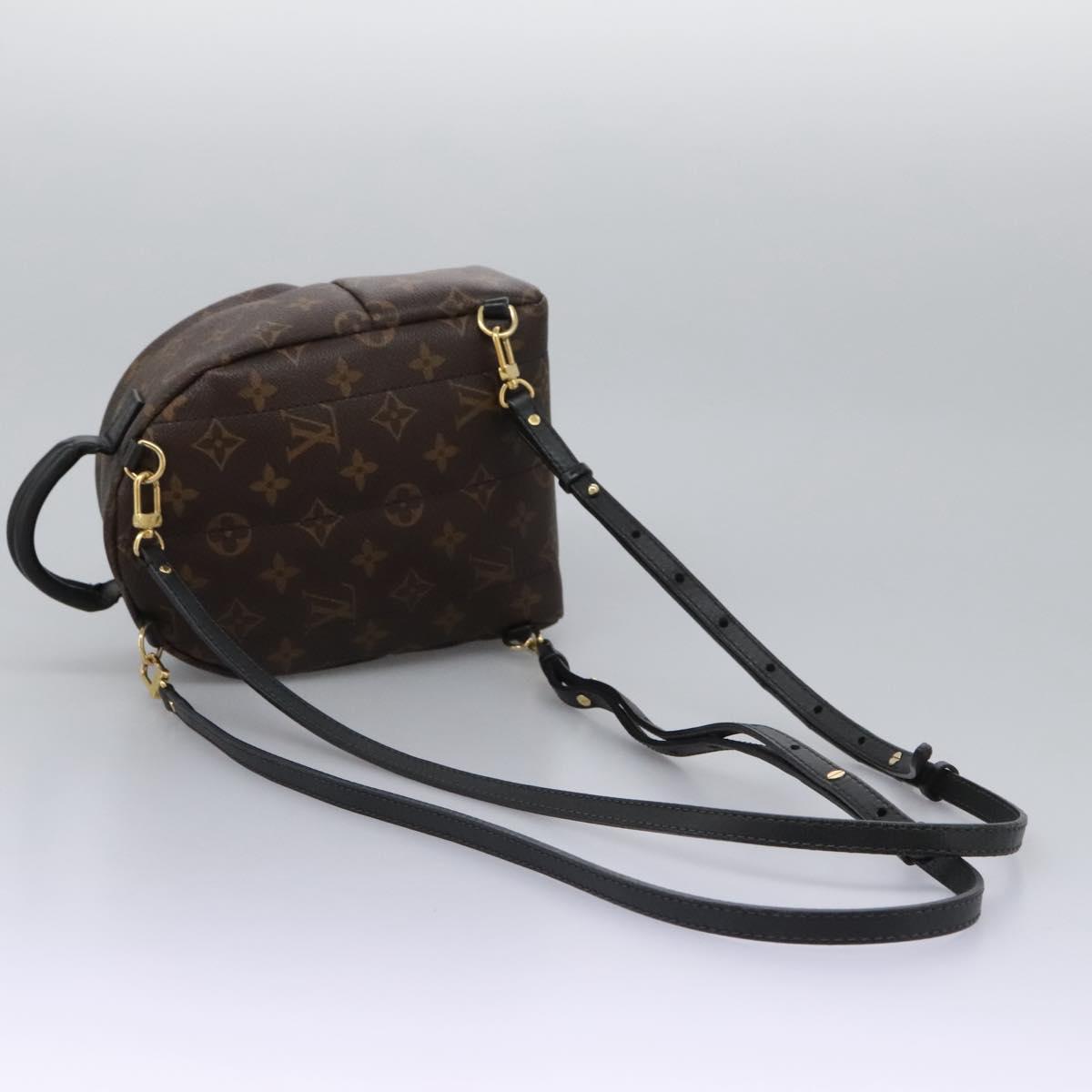 Louis Vuitton Palm Springs mini, Brown, Canvas, backpack