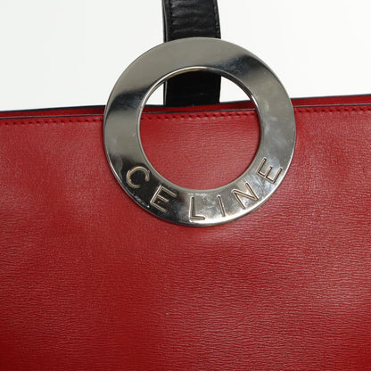 Céline Logo du cercle, Red, Leather, shoulder