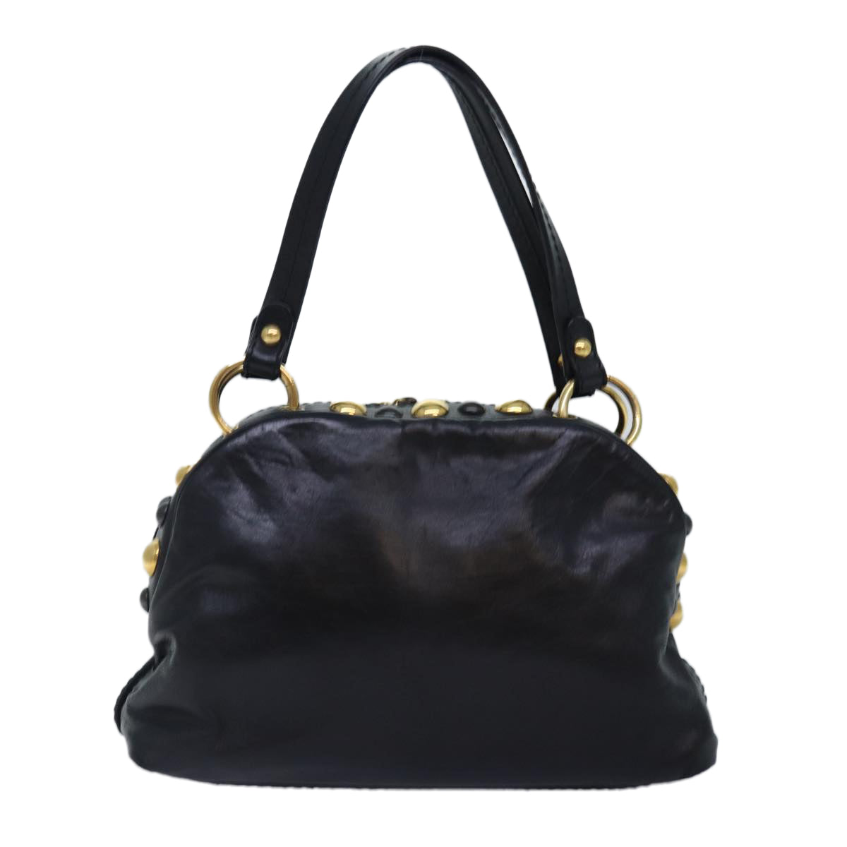 Gucci Babouska, Black, Leather, handbag