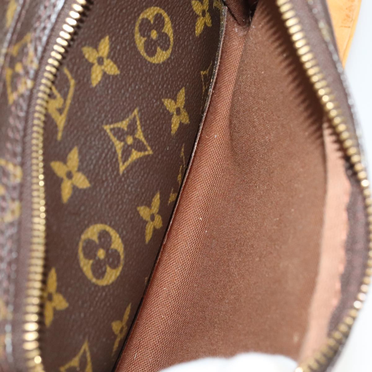 Louis Vuitton Montsouris, Brown, Canvas, backpack