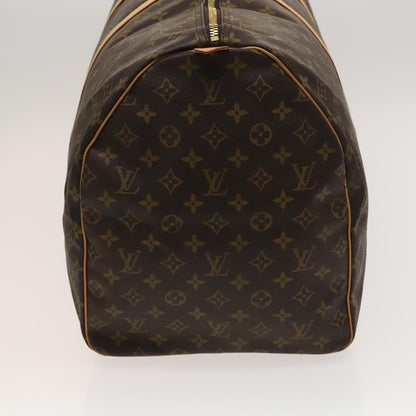 Louis Vuitton Keepall 60, Brown, Canvas, travel