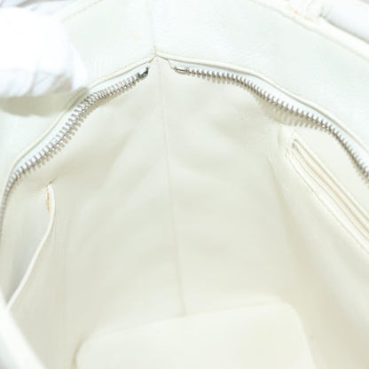 Chanel Medaillon, White, Leather, tote