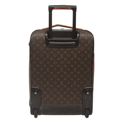 Louis Vuitton Pegase, Brown, Canvas, travel