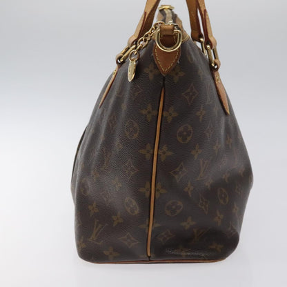 Louis Vuitton Palermo, Brown, Canvas, tote