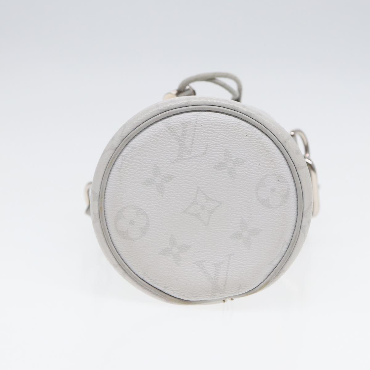 Louis Vuitton Chalk Nano, White, Leather, shoulder