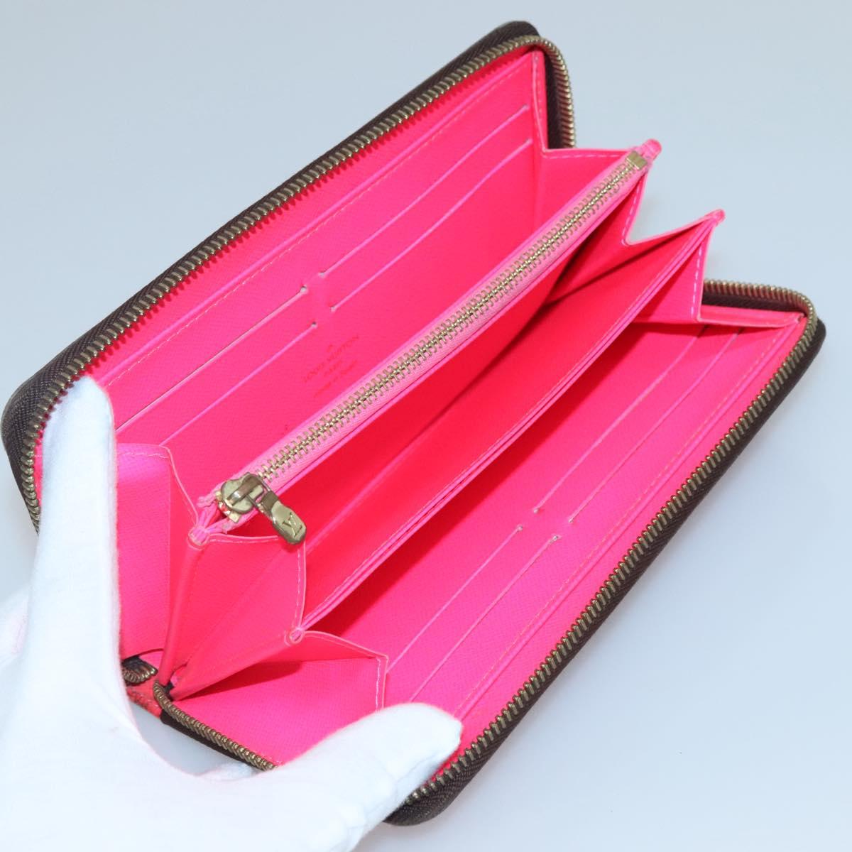 Louis Vuitton Zippy wallet, Pink, Canvas, wallet