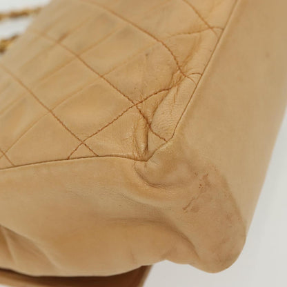 Chanel Matelassé, Brown, Leather, shoulder